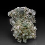 Quartz with Chlorite Inclusions<br />Shingle Springs, Shingle Springs District, El Dorado County, California, USA<br />9.6 x 9.3 cm<br /> (Author: am mizunaka)