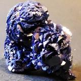 Azurite<br />El Fecht prospects, El Fecht, Oumjrane, Tinghir Province, Drâa-Tafilalet Region, Morocco<br />4x3 cm.<br /> (Author: Enrique Llorens)