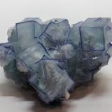 Fluorita<br />Mina Yaogangxian, Yizhang, Prefectura Chenzhou, Provincia Hunan, China<br />60x55 mm<br /> (Autor: Ramon A  Lopez Garcia)
