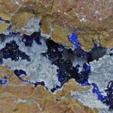 Azurita<br />Bisbee, Distrito Warren, Montes Mule, Condado Cochise, Arizona, USA<br />18,9 x 14,5 cm.<br /> (Autor: Xavier bordas)