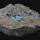 Azurita<br />Bisbee, Distrito Warren, Montes Mule, Condado Cochise, Arizona, USA<br />18,9 x 14,5 cm.<br /> (Autor: Xavier bordas)