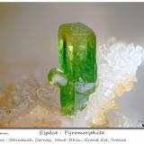 Pyromorphite<br />Steinbach, Cernay, Thann-Guebwiller, Haut-Rhin, Grand Est, France<br />fov 2.2 mm<br /> (Author: ploum)