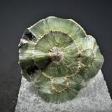 Wavellite<br />Mount Ida, Montgomery County, Arkansas, USA<br />30 mm x 29 mm x 31 mm<br /> (Author: Don Lum)