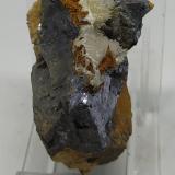 Aragonito, Galena<br />Mina Linda Mariquita, El Molar, Comarca Priorat, Tarragona, Cataluña / Catalunya, España<br />5x3cm<br /> (Autor: Adri Rodríguez)