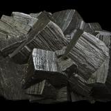 Goethite pseudomorphs after Pyrite<br />Pelican Point Quarry, Pelican Point, Utah Lake, Utah County, Utah, USA<br />44 x 37 x 30 mm<br /> (Author: Rob Schnerr)