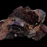 Bournonita y SideritaMina El Vagón (Mina Tío Seguro), Lanteira, Comarca Guadix, Granada, Andalucía, España7 x 4,5 cm. (Autor: Antonio P. López)