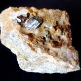 CasiteritaMina Amalia Juliana, Dehesa de la Zarzuela-Río Guarrizas, Vilches, Comarca El Condado, Jaén, Andalucía, España3,5 x 3 cm. (Autor: Antonio P. López)
