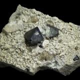 Magnetite<br />Huayriquiña mine (Huaraniquiña mine), Cerro Huañaquino, Paco Grande, Tomás Frías Province, Potosí Department, Bolivia<br />45 x 30 x 21 mm<br /> (Author: Rob Schnerr)