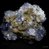Fluorita y Cuarzo.<br />Yongchun, Prefectura Quanzhou, Provincia Fujian, China<br />60x56 mm.<br /> (Autor: Jesus Franquesa Baucells)