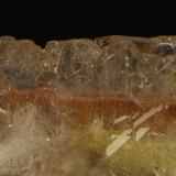 Baryte, Realgar<br />Baia Sprie Mine, Baia Sprie, Maramures, Romania<br />FOV appr. 0,5 cm<br /> (Author: Rob Schnerr)