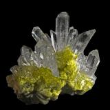 Celestine<br />Machów Mine, Tarnobrzeg, Subcarpathian Voivodeship, Poland<br />40 x 35 x 30 mm<br /> (Author: Rob Schnerr)