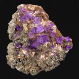 Fluorita<br />Mina Ojuela, Mapimí, Municipio Mapimí, Durango, México<br />9,2 x 9,0 cm.<br /> (Autor: Xavier bordas)