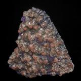 Fluorite, Quartz, Hematite<br />Johannesschacht Mine, Wölsendorf, Schwarzach bei Nabburg, Wölsendorf West District, Upper Palatinate/Oberpfalz, Bavaria/Bayern, Germany<br />7.6 x 7.0 cm<br /> (Author: am mizunaka)