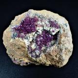 Adamite (variety manganoan)<br />Ojuela Mine, Mapimí, Municipio Mapimí, Durango, Mexico<br />72 mm x 59 mm x 40 mm<br /> (Author: Don Lum)