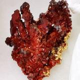 Vanadinite<br />Coud'a, Mibladen mining district, Mibladen, Midelt, Midelt Province, Drâa-Tafilalet Region, Morocco<br />9x8 cm aprox<br /> (Author: Enrique Llorens)