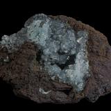 Adamite (variety cuprian adamite)<br />Ojuela Mine, Mapimí, Municipio Mapimí, Durango, Mexico<br />50 x 35 x 20 mm<br /> (Author: Rob Schnerr)