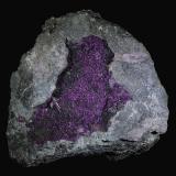 Erythrite<br />Bou Azzer mining district, Drâa-Tafilalet Region, Morocco<br />85 x 70 x 30 mm<br /> (Author: Rob Schnerr)