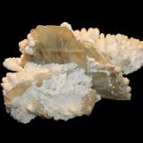 Baryte and Aragonite<br />Barbusi, Carbonia, Sud Sardegna Province, Sardinia/Sardegna, Italy<br />110x70x50 mm<br /> (Author: Dany Mabillard)