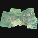 Fluorita<br />Mina Xianghuapu, Xianghualing, Linwu, Prefectura Chenzhou, Provincia Hunan, China<br />7,3 x 3,6 cm.<br /> (Autor: Xavier bordas)