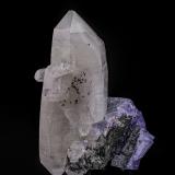 Quartz, Fluorite, Bournonite<br /><br />8.5 x 5.7 cm<br /> (Author: am mizunaka)