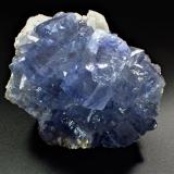 Fluorite, Baryte, Calcite<br />Jaimina Mine, Obdulia vein, Caravia mining area, Trechorio, Carrales, Caravia, Comarca Oriente, Principality of Asturias (Asturias), Spain<br />105 mm x 90 mm x 75 mm<br /> (Author: Don Lum)