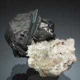 Chalcocite<br />Bristol Copper Mine, Bristol, Hartford County, Connecticut, USA<br />2.2 cm x 2.8 cm<br /> (Author: Michael Shaw)
