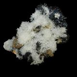 Quartz, Sphalerite and Pyrite<br />Krushev dol Mine, Madan mining area, Rhodope Mountains, Smolyan Oblast, Bulgaria<br />85x65x45 mm<br /> (Author: Dany Mabillard)