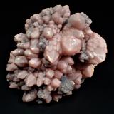 Rhodochrosite, QuartzOppu Mine, Nishimeya-mura, Nakatsugaru District, Aomori Prefecture, Tohoku Region, Honshu Island, Japan11 cm x 9 cm x  6.7 cm (Author: Don Lum)