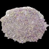 Quartz (variety amethyst) and Pyrite<br />Chala Mine, Spachievo, Mineralni Bani Municipality, Haskovo Oblast, Bulgaria<br />100x70x20 mm<br /> (Author: Dany Mabillard)