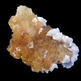 Fluorite and Dolomite<br />Moscona Mine, El Llano, Solís, Corvera de Asturias, Comarca Avilés, Principality of Asturias (Asturias), Spain<br />80x50x20 mm<br /> (Author: Dany Mabillard)