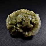 Stellerite, Quartz (variety chalcedony)<br />Nashik District (Nasik), Maharashtra, India<br />32 mm x 27 mm x 23 mm<br /> (Author: Don Lum)