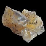 Fluorite with Chalcopyrite<br />Minerva I Mine, Ozark-Mahoning group, Cave-in-Rock Sub-District, Hardin County, Illinois, USA<br />75x50x47 mm<br /> (Author: Dany Mabillard)