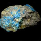 Calcantita.Mines del Remei, La Castanya (Massís del Montseny), El Brull, Comarca Osona, Barcelona, Cataluña / Catalunya, España34x30 mm. (Autor: Jesus Franquesa Baucells)