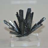 Stibnite<br />Xikuangshan Sb deposit, Lengshuijiang, Loudi Prefecture, Hunan Province, China<br />60mm x 60mm x 30mm<br /> (Author: Philippe Durand)