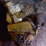 Barita.Corta Santa Matilde, grupo minero Berja, Las Herrerías, Sierra Almagrera, Cuevas del Almanzora, Comarca Levante Almeriense, Almería, Andalucía, España2´31 x 2´06 mm. (Autor: Jesus Franquesa Baucells)