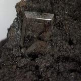 Barita.Corta Santa Matilde, grupo minero Berja, Las Herrerías, Sierra Almagrera, Cuevas del Almanzora, Comarca Levante Almeriense, Almería, Andalucía, España0´90 x 0´73 mm. (Autor: Jesus Franquesa Baucells)