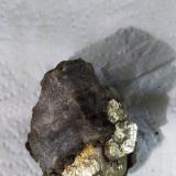 Pyrite<br />Rensselaer Quarry, Rensselaer, Marion Township, Jasper County, Indiana, USA<br /><br /> (Author: R Saunders)