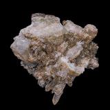 Quartz with chlorite inclusion, Anatase<br />White Mountains, Inyo County, California, USA<br />5.9 x 5.3 cm<br /> (Author: am mizunaka)