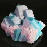 Microcline var. amazonite with Albite var. cleavelanditeConcesión Smoky Hawk, Zona Crystal Peak, Condado Teller, Colorado, USA6.1 cm x 7.5 cm (Author: Michael Shaw)