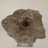 Cinabrio<br />Mina Siele, Monte Amiata, Piancastagnaio, Provincia Siena, Toscana, Italia<br />112 mm x 93 mm<br /> (Autor: Sante Celiberti)