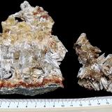 Calcite<br />Harris Creek Sub-District, Hardin County, Illinois, USA<br />See ruler<br /> (Author: Bob Harman)