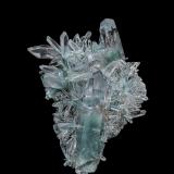 Quartz with Chlorite inclusion<br />Tamil Nadu, India<br />14.0 x 11.5 cm<br /> (Author: am mizunaka)