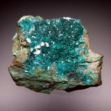 Dioptasa<br />Mina Magma, Superior, Distrito Pioneer, Montes Pinal, Condado Pinal, Arizona, USA<br />7,5 x 6 cm.<br /> (Autor: Antonio P. López)