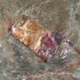 Cinabrio, Pirita<br />Mina Levigliani, Sant'Anna (Sant'Anna di Stazzema), Alpes Apuanos, Municipio Stazzema, Provincia Lucca, Toscana, Italia<br />125 mm x 100 mm<br /> (Autor: Sante Celiberti)