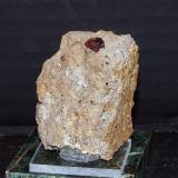 Almandino (Grupo Granate)El Hoyazo, Níjar, Comarca Metropolitana de Almería, Almería, Andalusia, Spain4 x 3.5 cm (Autor: Pedro Antonio)