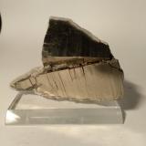 Pirita, Calcita<br />Mina Niccioleta, Massa Marittima, Provincia Grosseto, Toscana, Italia<br />86 x 62 mm<br /> (Autor: Sante Celiberti)