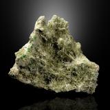 Diópsido<br />Mina Jeffrey, Asbestos, Les Sources RCM, Estrie, Québec, Canadá<br />6 x 6 cm<br /> (Autor: Antonio P. López)