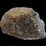 Dolomite and Pyrite<br />Lengenbach Quarry, Fäld, Binn Valley (Binntal), Wallis (Valais), Switzerland<br />80 mm x 50 mm x 30 mm<br /> (Author: Dany Mabillard)