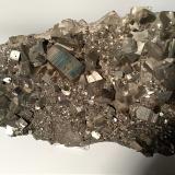 Pirita, Azufre, Calcita<br />Mina Niccioleta, Massa Marittima, Provincia Grosseto, Toscana, Italia<br />295,5 x 222,5 mm<br /> (Autor: Sante Celiberti)