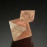Fluorite<br />Huanggang Mines, Hexigten Banner (Kèshíkèténg Qí), Chifeng (Ulanhad), Inner Mongolia Autonomous Region, China<br />2.1 cm x 2.9 cm<br /> (Author: Michael Shaw)